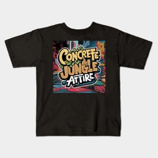 Concrete Jungle Attire Streetware Fashion Kids T-Shirt